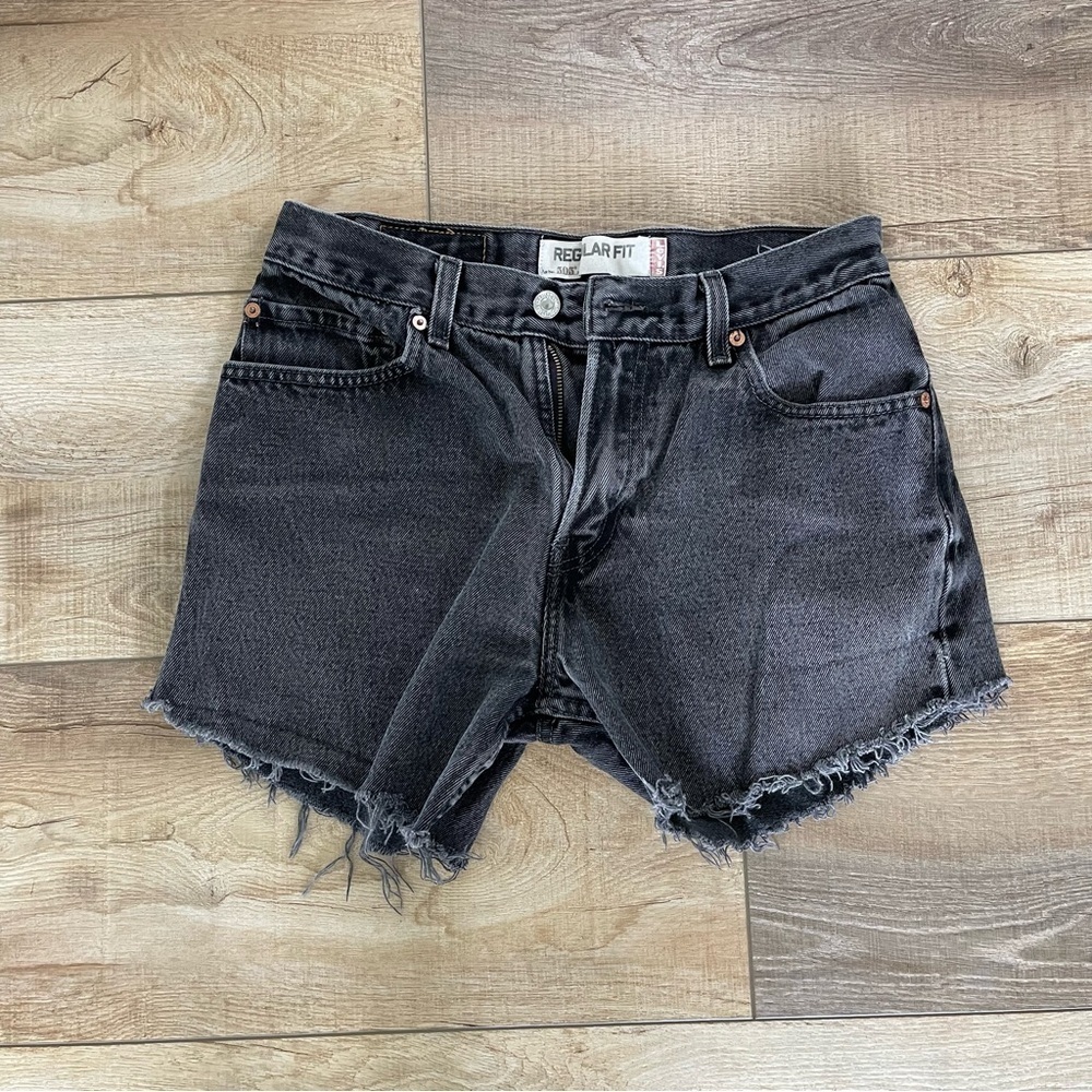 Levis Jeans Womens Size 505 Cut Offs Shorts Ripped